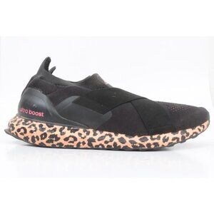 Adidas Ultraboost Womens 8 Slip On DNA Running Shoes Black Leopard Sneakers